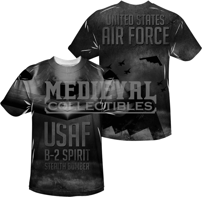 Stealth Bomber T Shirt - Trevco Af108-btw1-27x52 Air Fo (850x850), Png Download