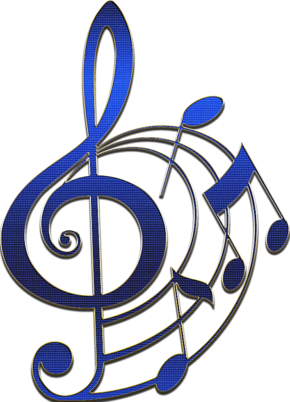 Note De Musique - Clave De Sol Png (577x800), Png Download