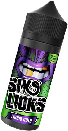 Six Licks Liquid Gold (500x500), Png Download