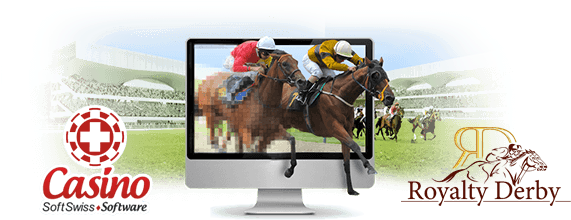 Virtual Horse Racing - Softswiss (600x224), Png Download