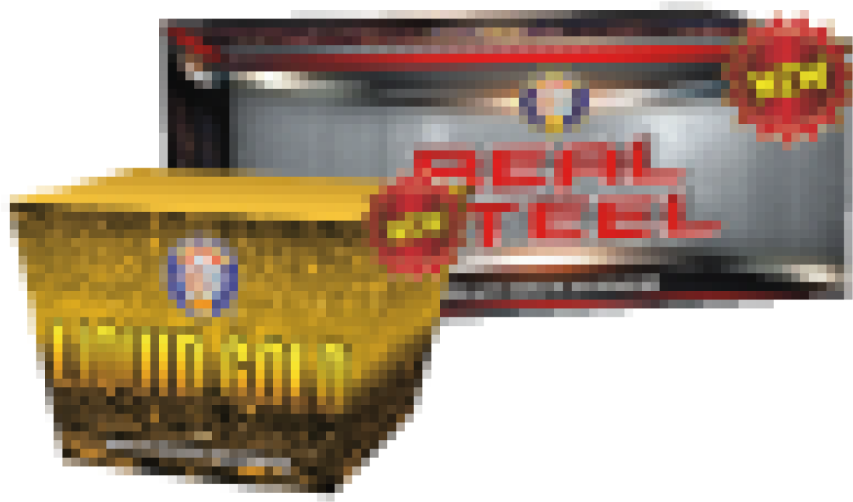 Real Steel Barrage Plus Liquid Gold Barrage - Real Steel (1862x1090), Png Download