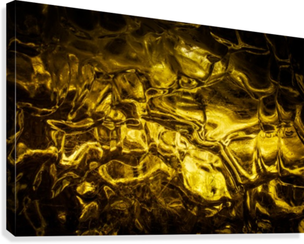 Liquid Gold Canvas Print - Liquid (429x344), Png Download