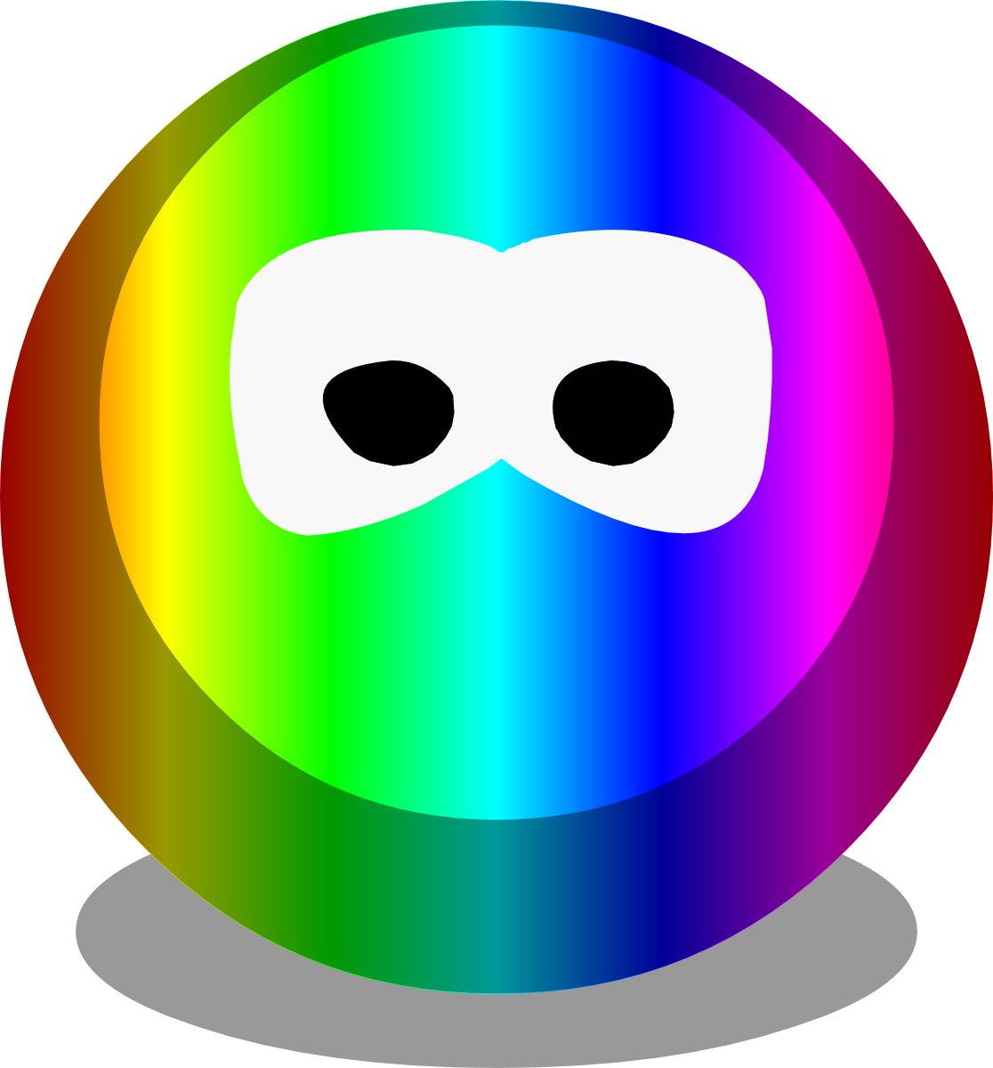 Fanart Rainbow Penguin P-p Icon - Club Penguin Rainbow Penguin (1116x1200), Png Download