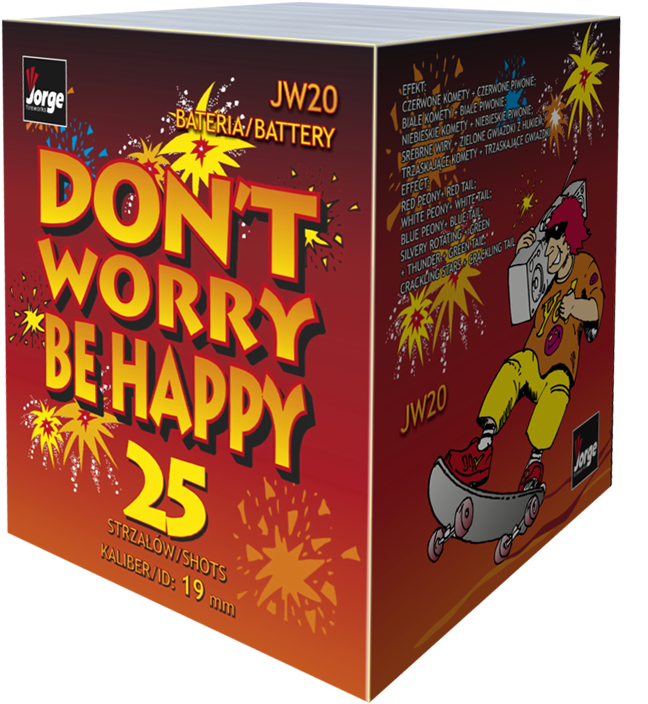 Fireworks Cake 25 Shots Jw-20 - Fireworks (800x800), Png Download