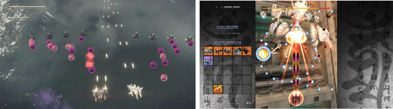 Nier Automata Topdown Shooter For Reference - Ikaruga Game (1270x354), Png Download