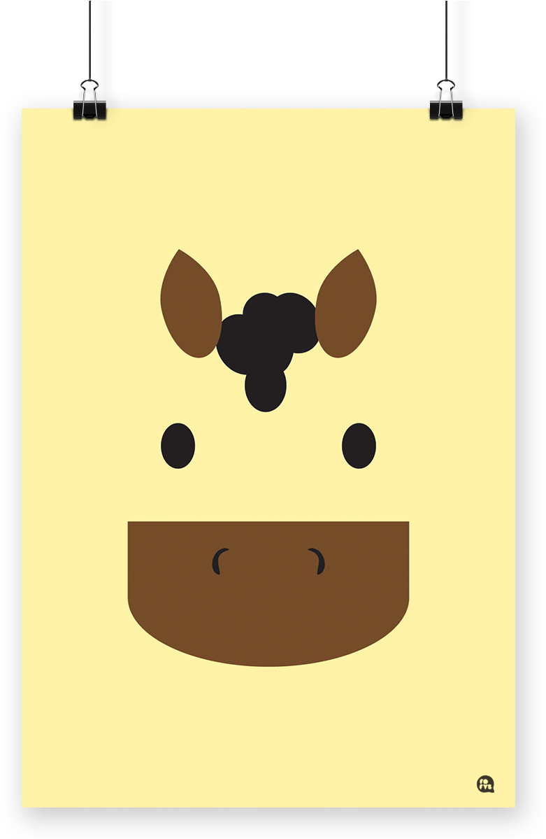 Poster Decorativo Infantil - Horse (1200x1200), Png Download