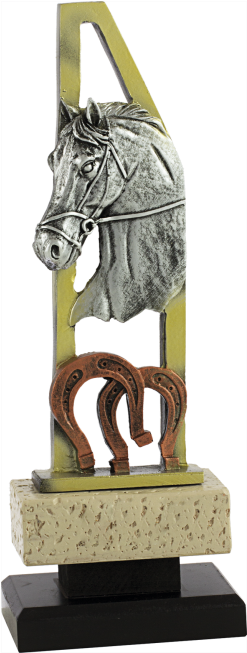 Trofeos En Madera Caballos (457x652), Png Download