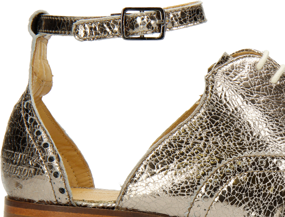 Derby Shoes Sally 70 Metal Burgundy Gold - Damen Oxford Schuhe Derbies Oder Budapester Von Melvin (1024x1024), Png Download