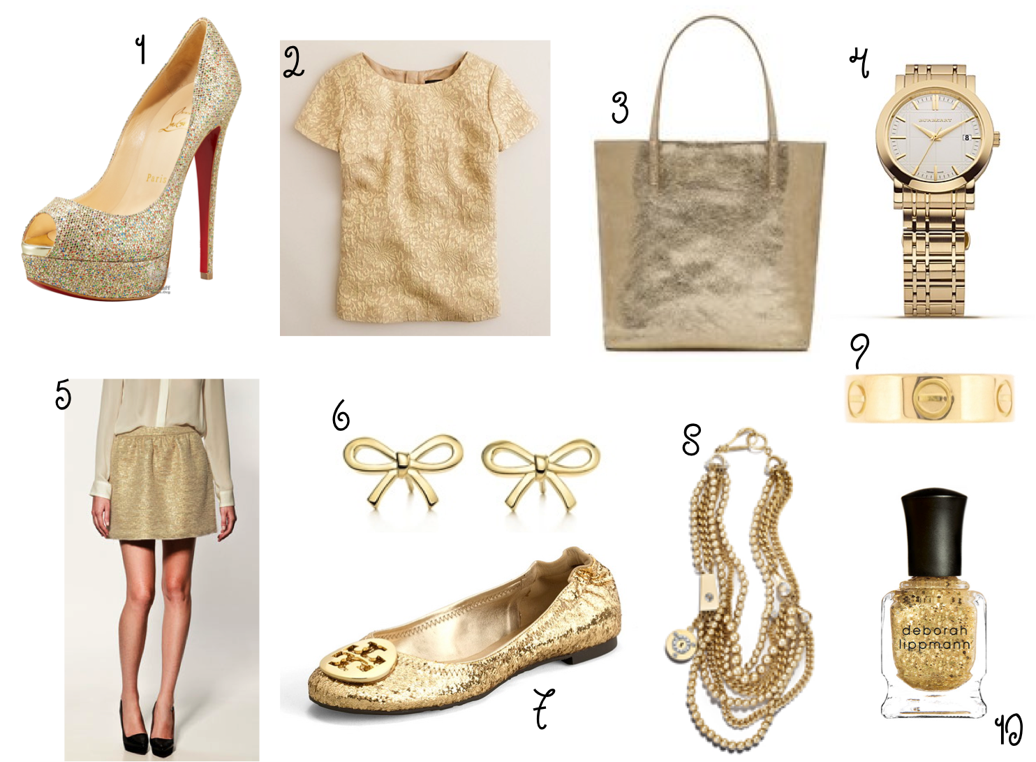 Crew, Metallic Foil Jacquard Top, $128* - Burberry Bu1393 Men's Heritage Stainless Steel Gold (1484x1091), Png Download