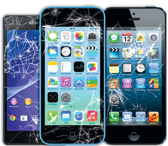 Mobile Phone Screen Repair - Iphone 5c (570x629), Png Download