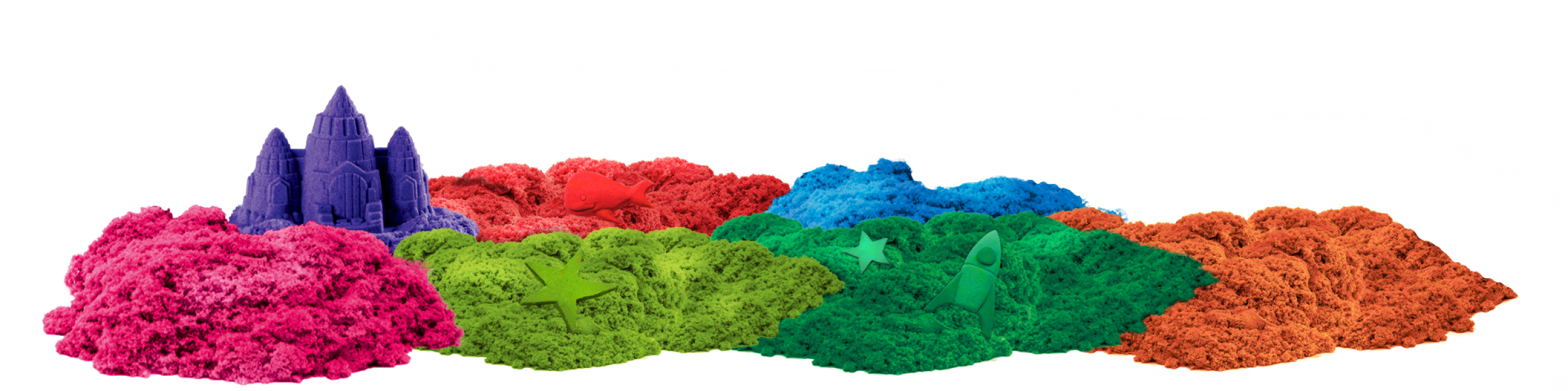 Kinetic Sand Malaysia - Kinetic Sand Green Blue (2500x625), Png Download