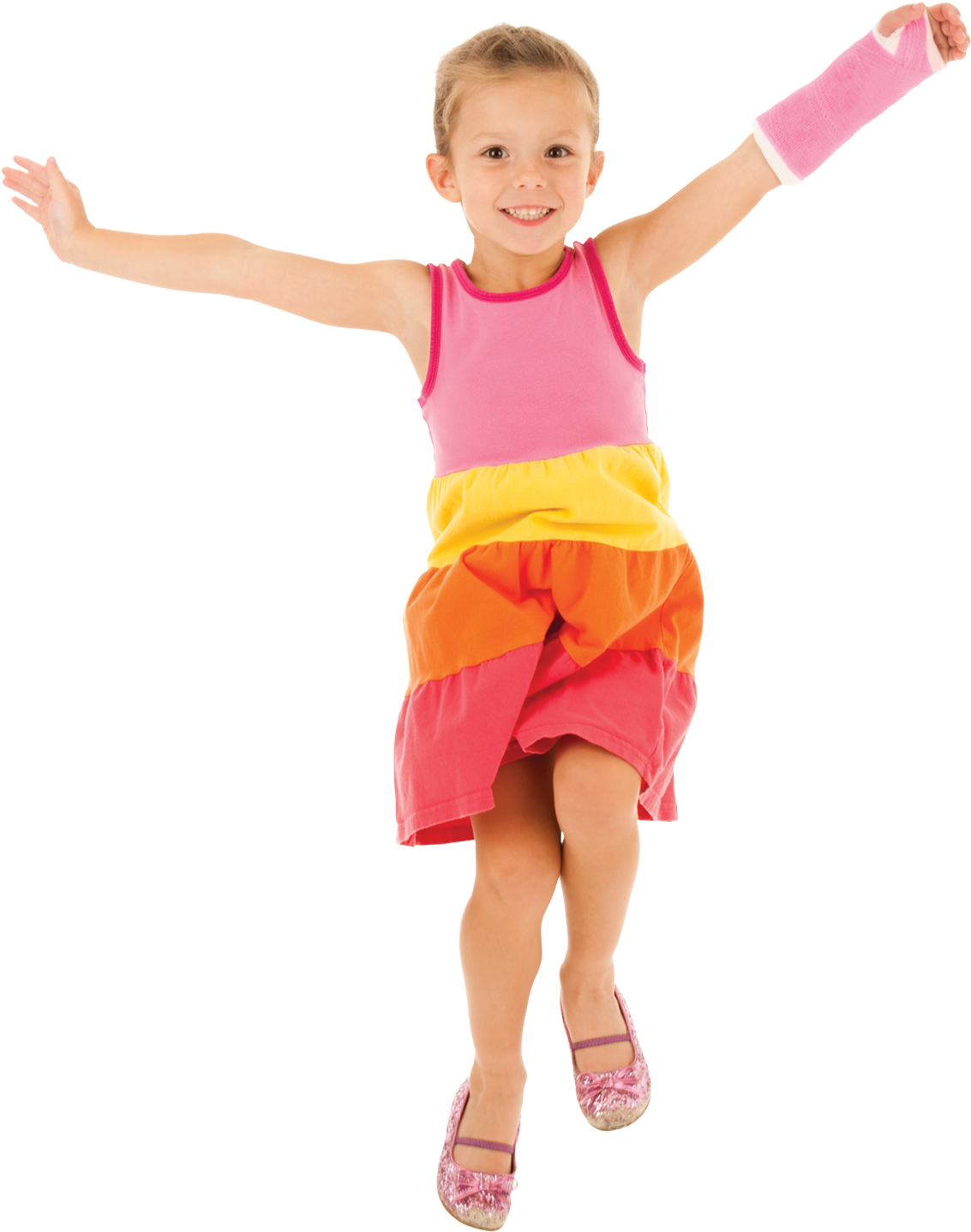 2018 Spo Brochure Girl Jumping Med - Bone Fracture (1200x1557), Png Download