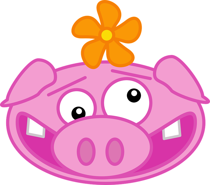 Piggy Clipart - Pig Clipart (816x720), Png Download