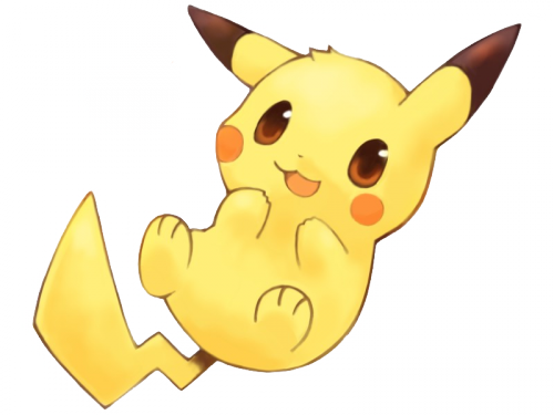 Pikachu Render 1 - Pikachu Tierno (500x375), Png Download