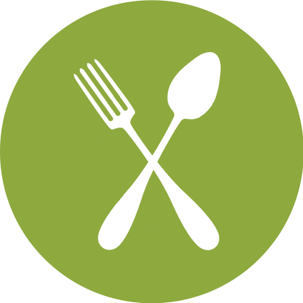 Mid Range - Restaurant Spoon Logo Png (424x425), Png Download