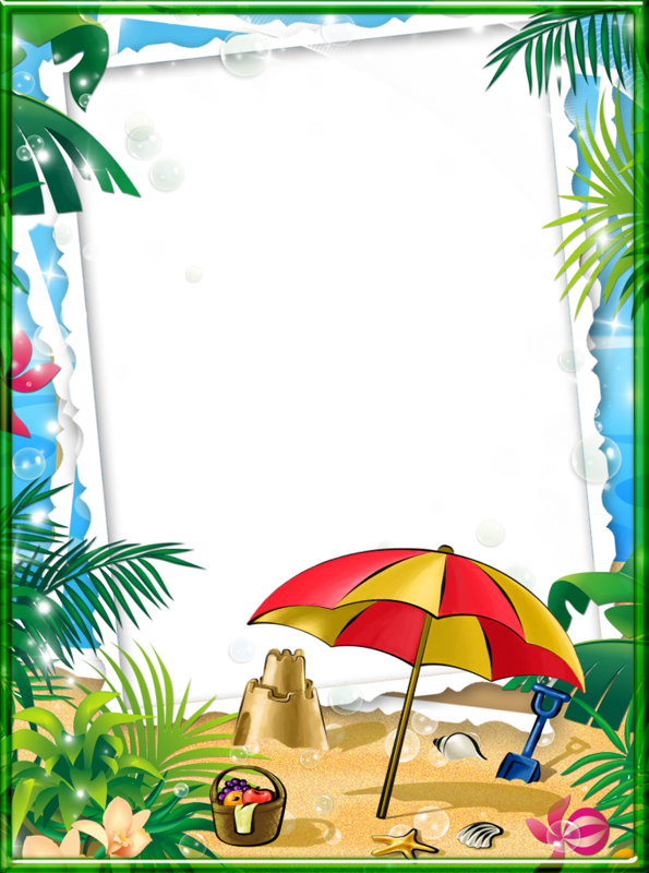 Beach Picture Frames Impremedia Net - Picture Frame (595x800), Png Download