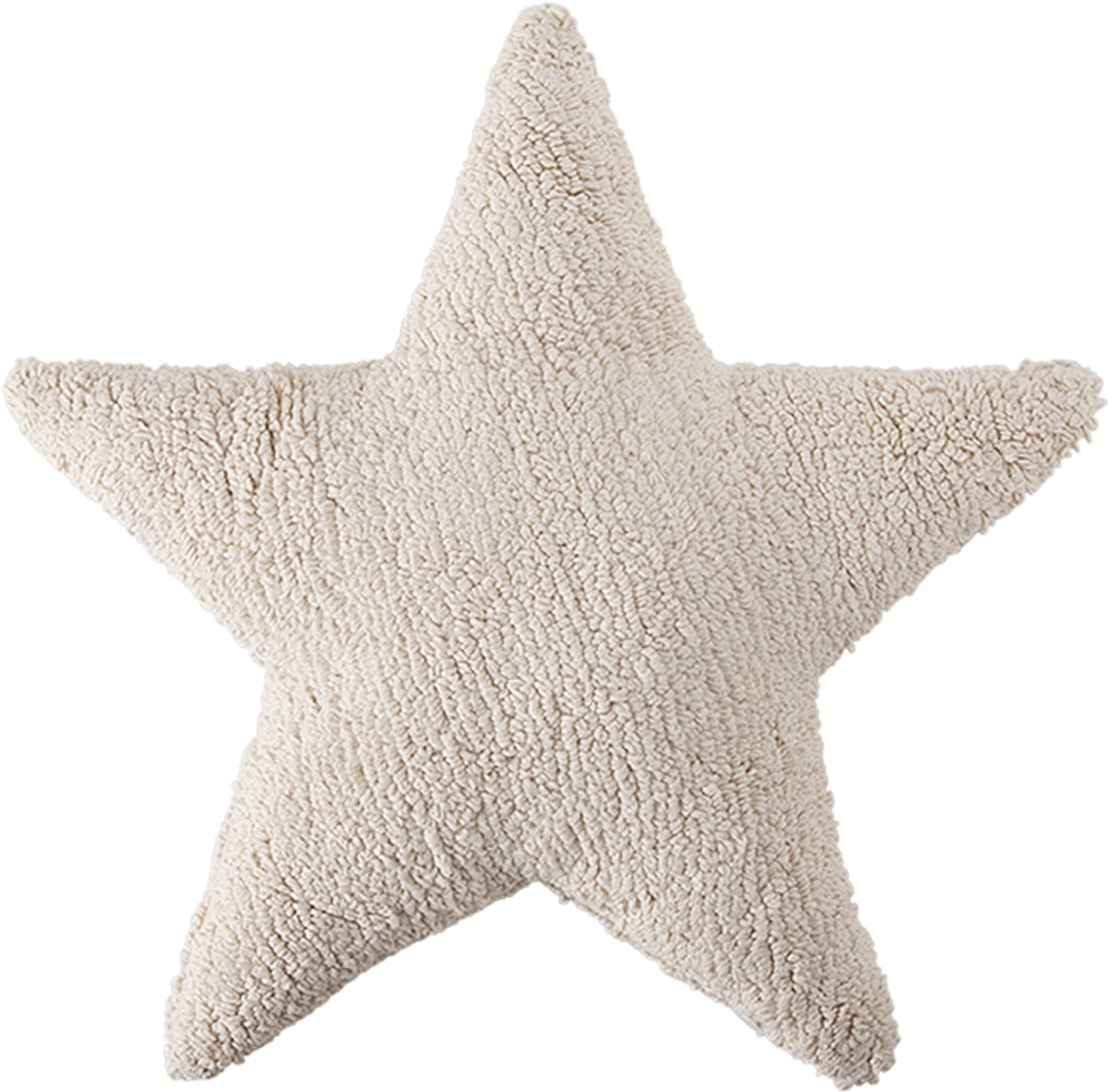 Cojín Estrella Blanca Lorena Canals - Lorena Canals Star Cushion - Beige (1'9" X 1'9") (1500x1500), Png Download