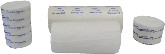Jorvet Gauze Roll Bandage 3" - Jorvet Gauze Roll Bandage (616x462), Png Download