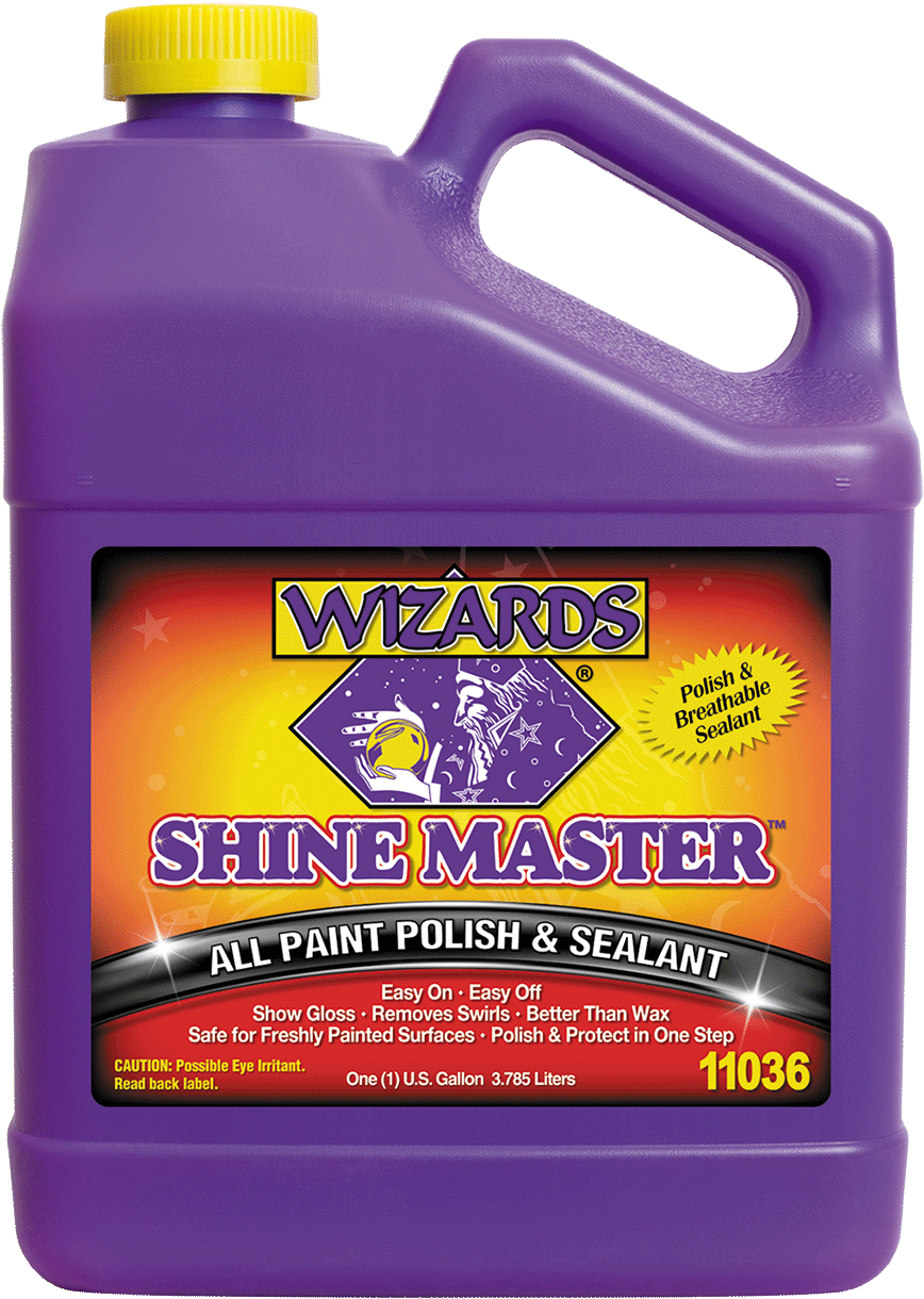 Wizards Shine Master Polish & Breathable Sealant, Gallon - Wizard 11043 Turbo Cut Compound Gallon Size (1280x1280), Png Download
