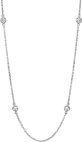Collection Title - White Gold Chain (600x600), Png Download