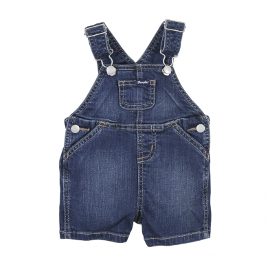 Wrangler® Infant Denim Boy Shortall - Overall (650x391), Png Download