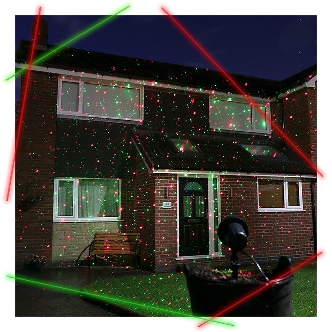 Outdoor Christmas Laser Light Projector With Remote, - Projector (660x660), Png Download