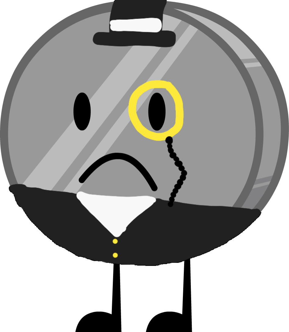 Fancy Nickel - Bfdi Nickel (948x1090), Png Download