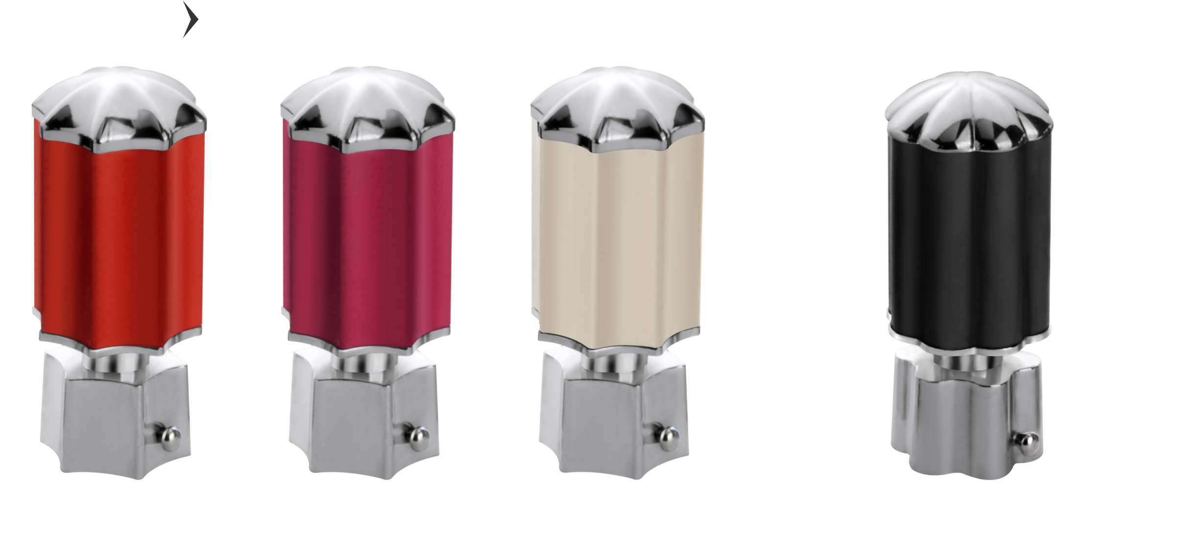 Curtn Brckt2 - Curtain Bracket Png (2435x1100), Png Download