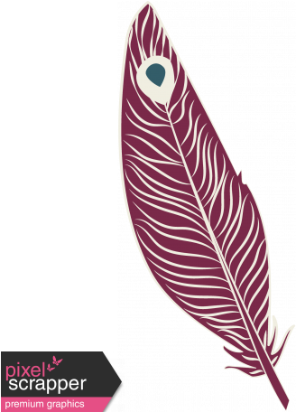 Bohemian Feather 7 Illustration - Food Word (456x456), Png Download