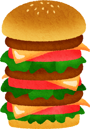 Hamburguesa Grande - Hamburger (300x431), Png Download