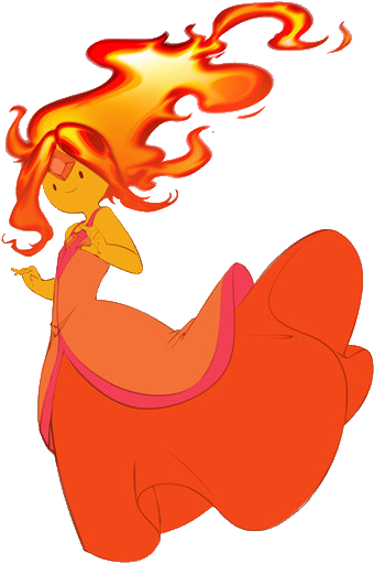 Flame Princess - Flame Princess White Background (354x522), Png Download