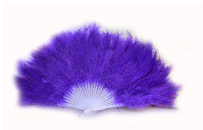 10xfeather Fan Purple Approx - Plastic (400x400), Png Download