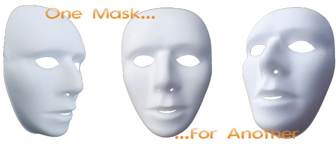 10 Years Have Passed Since The End Of The Series - White Mask Transparent (658x283), Png Download