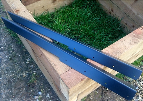 7 X 3 Timber Railway Sleeper Bracket Heavy Duty Raised - Railroad Tie (500x500), Png Download