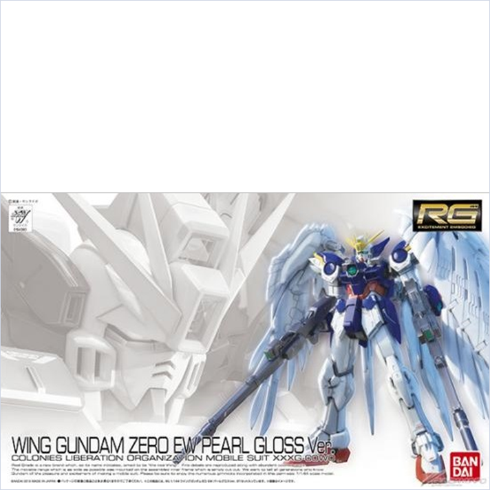 Rg 1/144 Gundam W Wing Gundam Zero Ew Pearl Gloss Ver - Wing Gundam Zero Ew Pearl Gloss Ver (712x712), Png Download