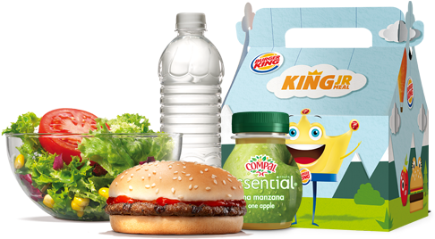 King Junior Burger King (500x540), Png Download