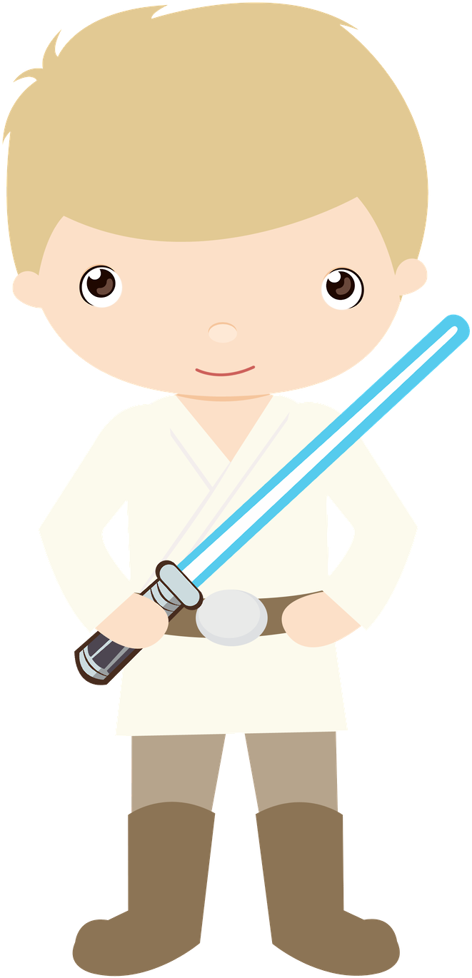 Star Wars - Minus - Luke Skywalker Clipart (900x1523), Png Download