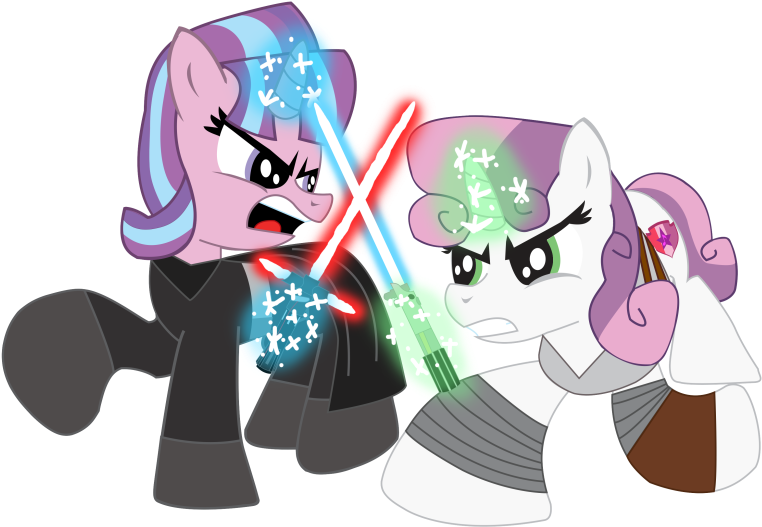 Pin Star Wars Clipart Vector - My Little Pony Edition Star Wars (800x600), Png Download