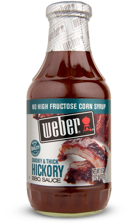Hickory Bbq - Weber Bbq Sauce Sweet N Spicy 18 Oz (600x900), Png Download