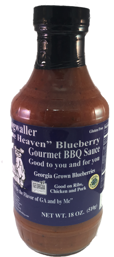 Hogwaller Blue Heaven Blueberry Bbq Sauce - Southern Grace Farms (690x920), Png Download