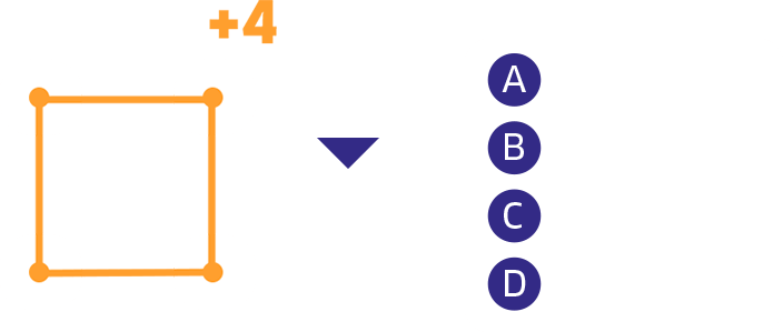 When Four Dots Are Connected To Form A Square, Answer - Logo (704x299), Png Download