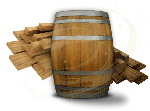 Oak Barrels - Barrel (663x853), Png Download
