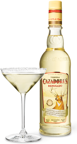 Tequila Cazadores (268x502), Png Download