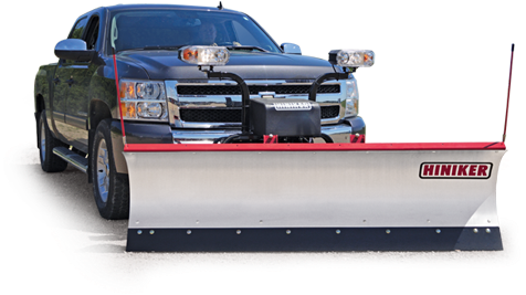 Conventional Snow Plow - Hiniker Snow Plows (504x271), Png Download