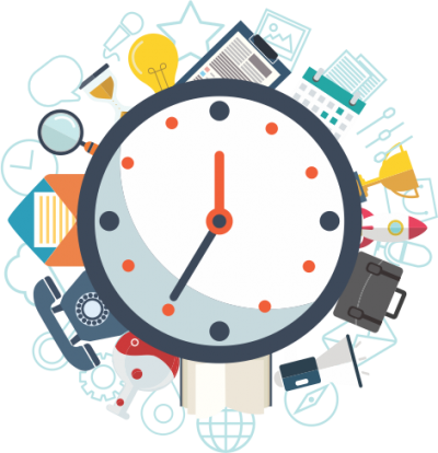 Time And Attendance, Human Resource Management Sustem, - Media Social Gif Clipart (400x414), Png Download