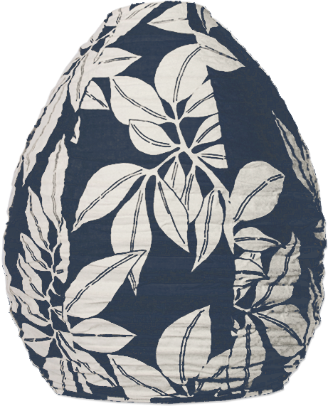 Leaf Indigo Beehive Lampshade - Zen Java Porcelain Teal Small Plate Set (600x600), Png Download