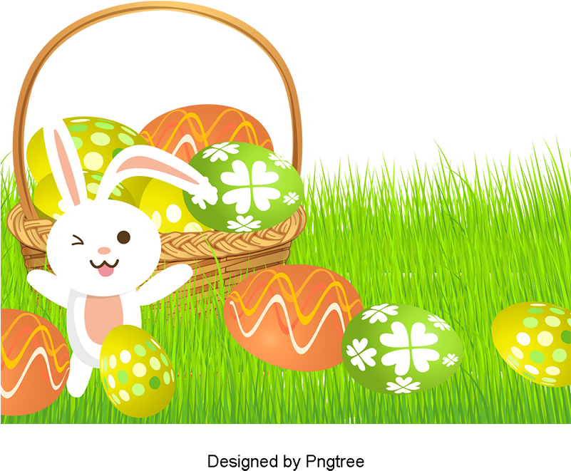 Exquisite Easter Ad Elements, Flowers, Bunnies, Toy - Portable Network Graphics (800x800), Png Download
