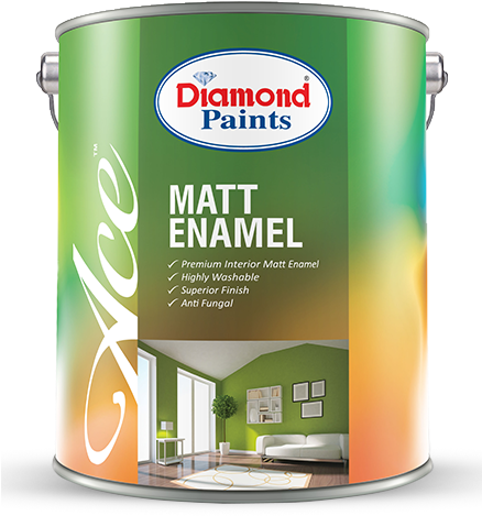 Ace- Matt Enamel - Diamond Paints (450x516), Png Download
