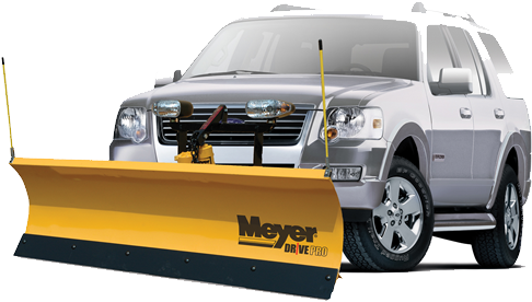 Meyer's Drive Pro Is A Rugged And Easy To Use Steel - Meyer 08175 6ft. Drive Pro Wear Bar - Steel (500x282), Png Download