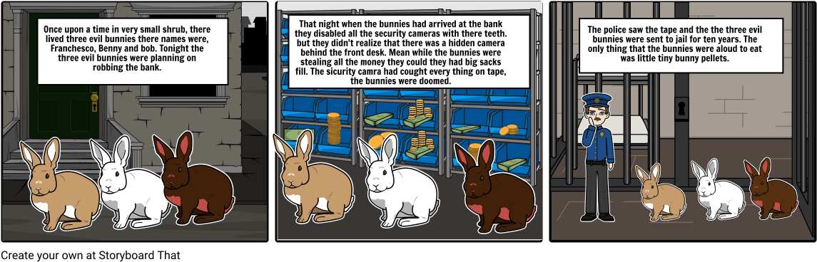 The Three Evil Bunnies - Rabbit (1164x385), Png Download
